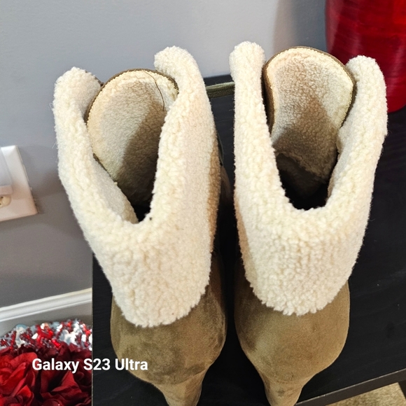 Indigo RD Olile 2 Fold Ankle Wedge Boots - Picture 2 of 8